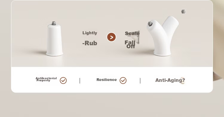 ARROW Pure World Shower Set Milk White Digital Display Square Rod Piano Key Handheld Pressurized Shower Head 29