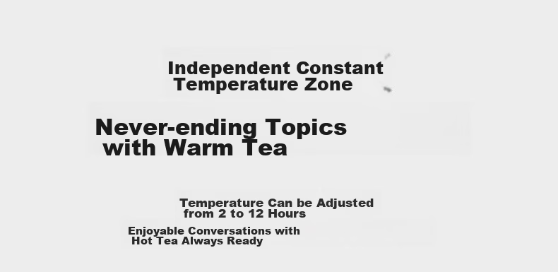 Biooner Fully Automatic Water-Filling Electric Kettle, Home Office Tea Table All-In Machine, Tea Table, Coffee Table, Built-In Tea Set, Rose Gold Three-Piece Set 8