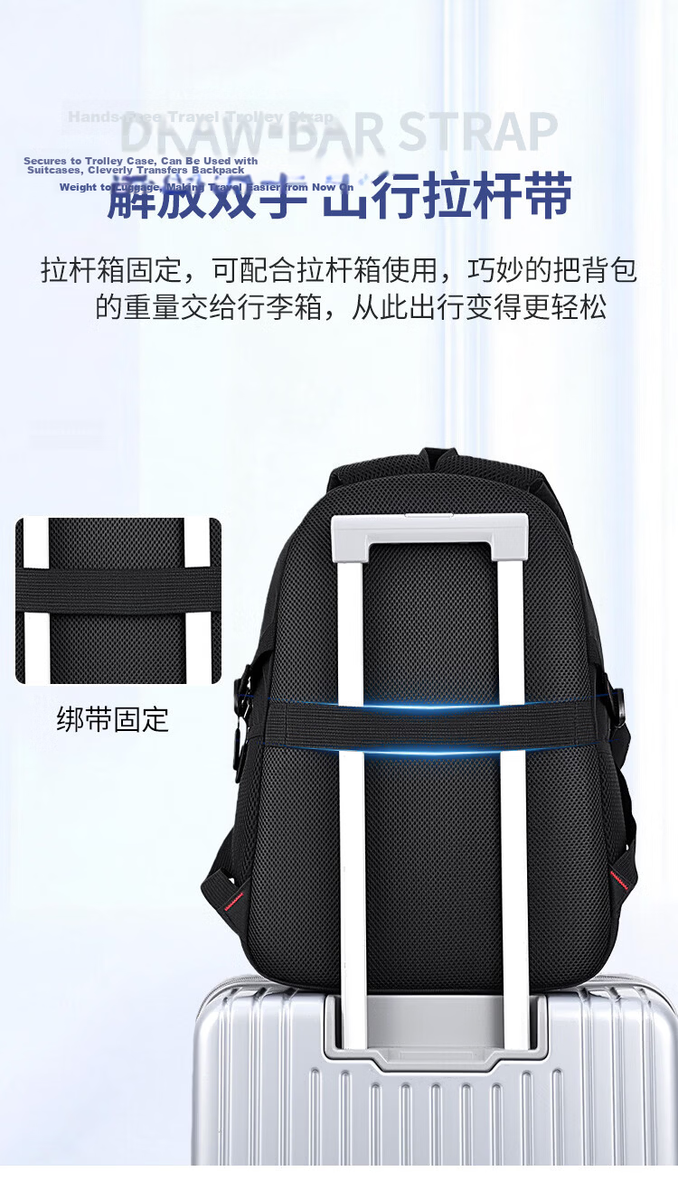 Warrior Large Capacity Backpack for Boys Middle School High School Students 2026 New Student Travel Laptop Bag 9