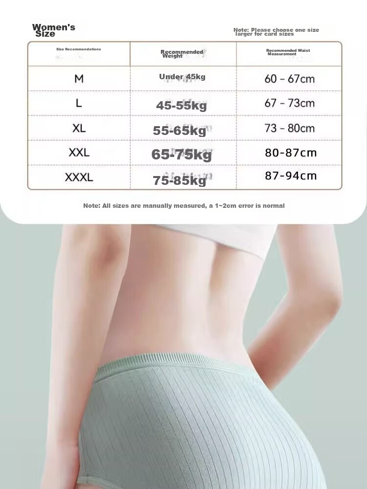 Seven-Color Disposable Women's Underwear Travel Maternity Sterilized No-Wash Cotton Crotch Panties 10-Pack Safe Sterilized 35