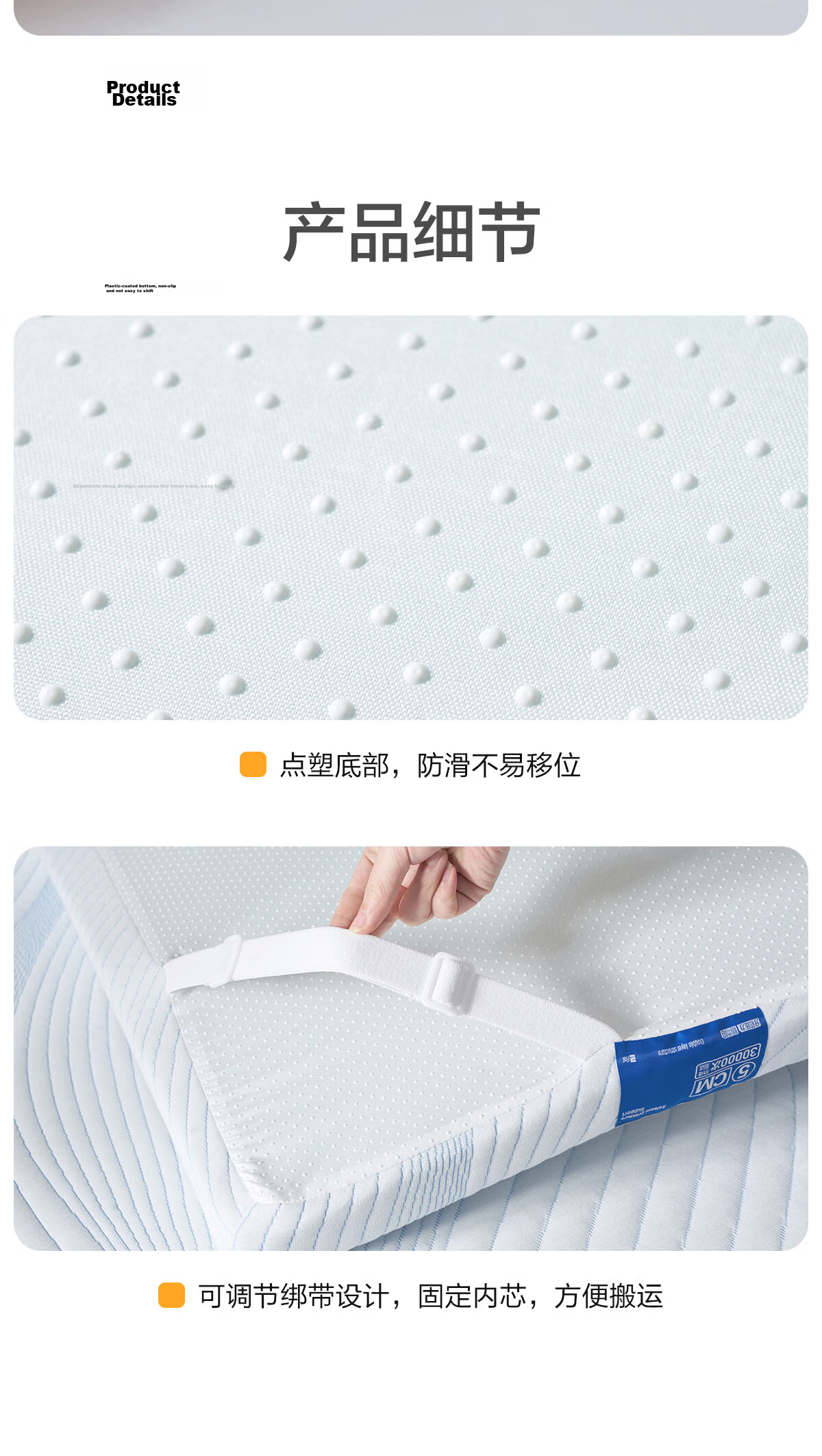 Shuixingjiafang Memory Foam Mattress for Student Dormitory Single Bed, Thickened Soft Mattress with Slow Rebound, Tatami Mat, 1.2x2 Meters 11