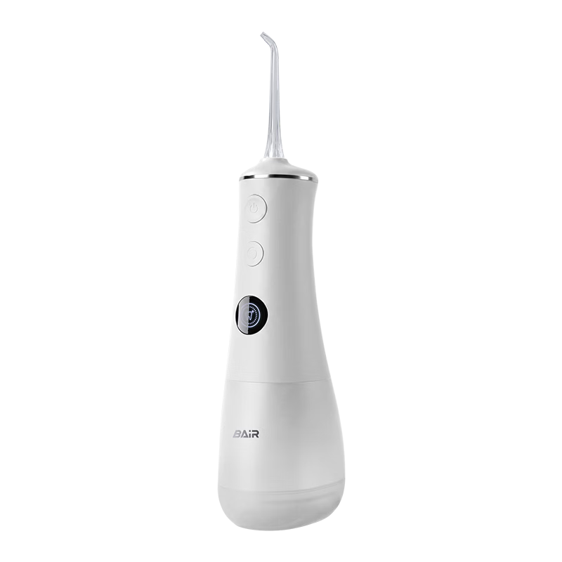Bayer Professional Oral Irrigator Home Handheld Portable Water Flosser Teeth Cleaner Dental Floss Device Orthodontic Cleaning Tool M3Plus White