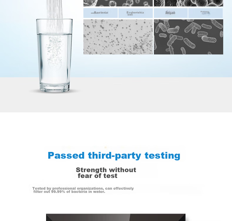 PHILIPS Kitchen Faucet Water Purifier Pre-Filter Ultrafiltration Faucet Filter WP3811 One Unit Two Cartridges Set 8