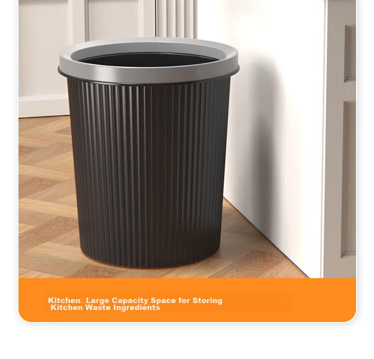 Bendi Metal Mesh Trash Can, 9L, Set of Three, Lidless, Large Size, Office Garbage Bin, Living Room Wire Mesh Wastebasket 16