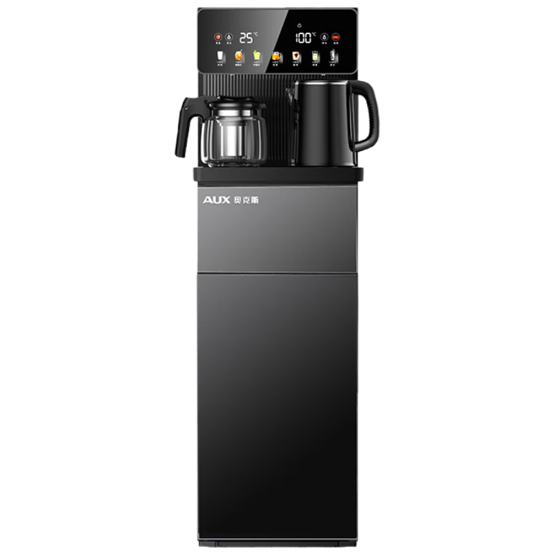 AUX Home Temperature-Sensing Series Tea Bar Machine Smart Remote Control Insulated Cup 304 Stainless Steel Electric Kettle Child Lock Fully Automatic Temperature Control Bottom-Load Water Dispenser YC