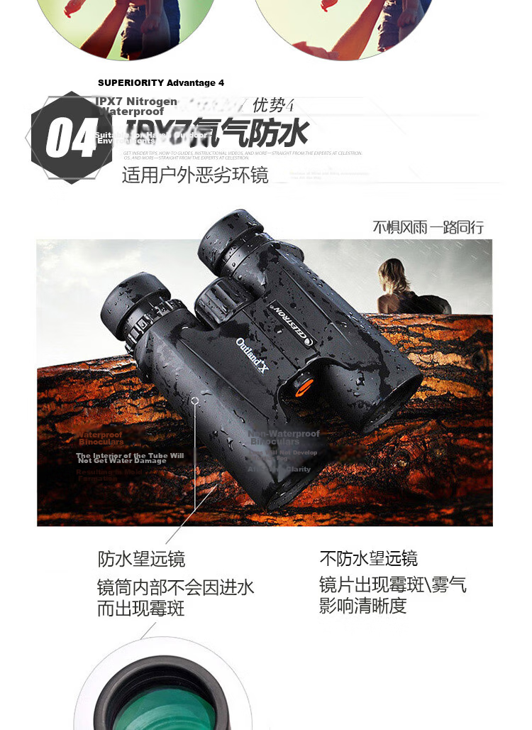 Xingtelang Yuan Ye 8X25 High-Definition High-Magnification Nitrogen-Filled Waterproof Outdoor Low-Light Night Vision Portable Binoculars Children's Gift 12