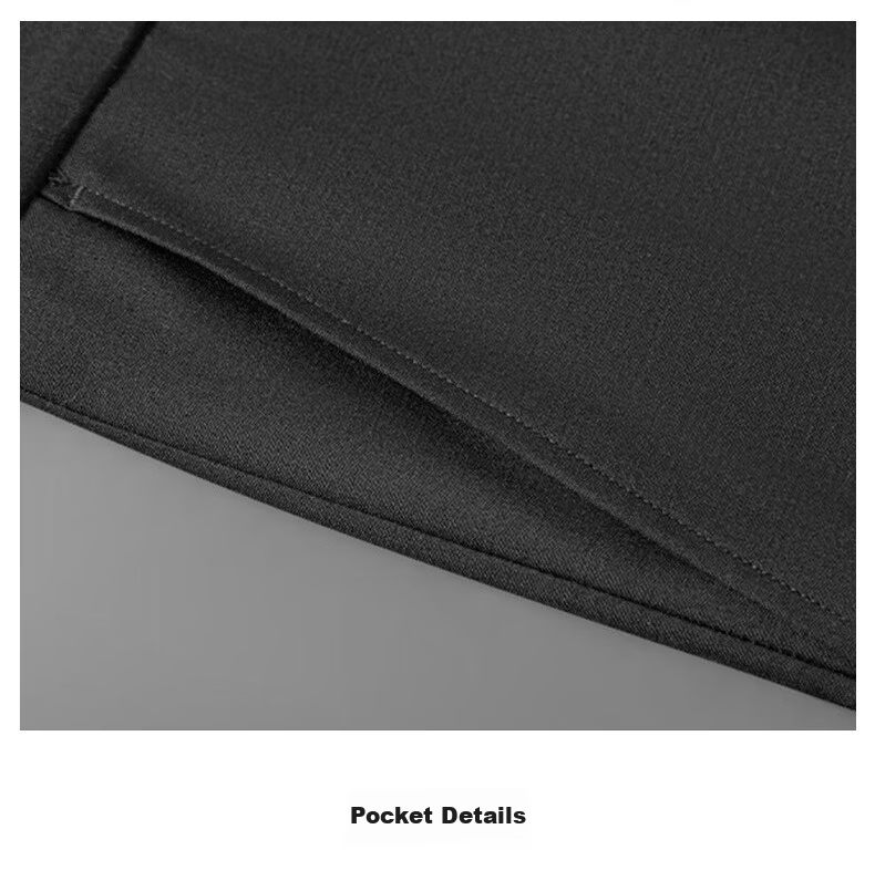ROMON Men's Casual Formal Suit Jacket, Young and Middle-aged, New Wedding Groom, Office Business Blazer, Spring Autumn Coat, Black XL 21