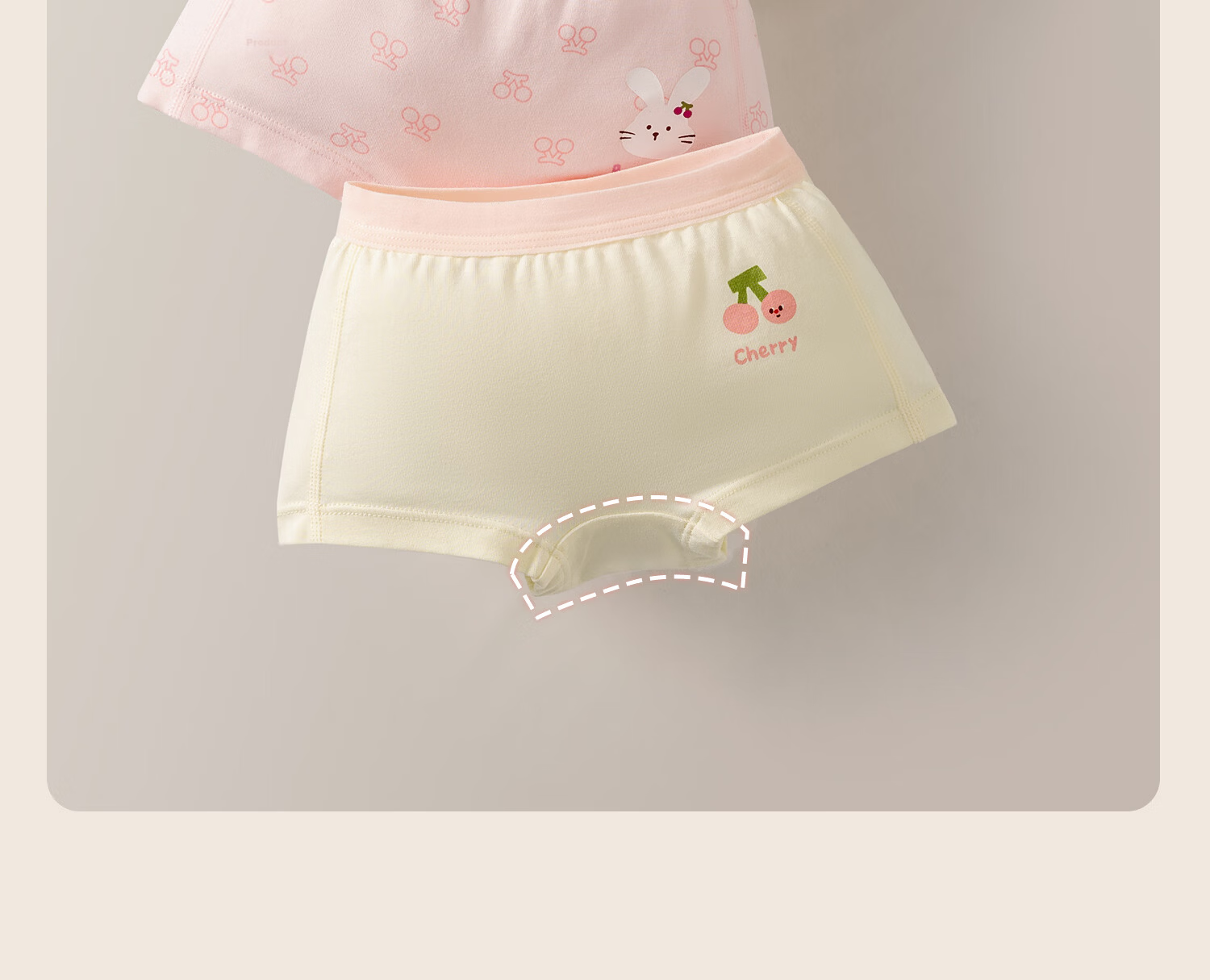 Beitais Fetal Sebum Kids Underwear Boys Soft Moisturizing Breathable Boxer Briefs Baby Cotton Antibacterial 4-Pack 22