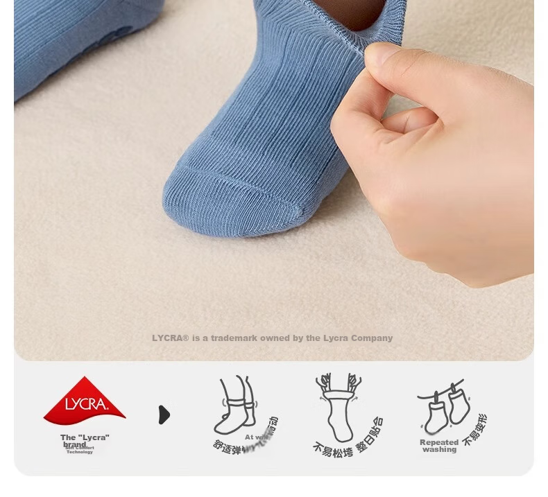 Niduoxiong Baby Floor Socks, Comfortable And Breathable for Spring And Autumn, Indoor Walking Socks for Toddlers, Insulating Non-Slip Socks, Baby Floor Socks 12