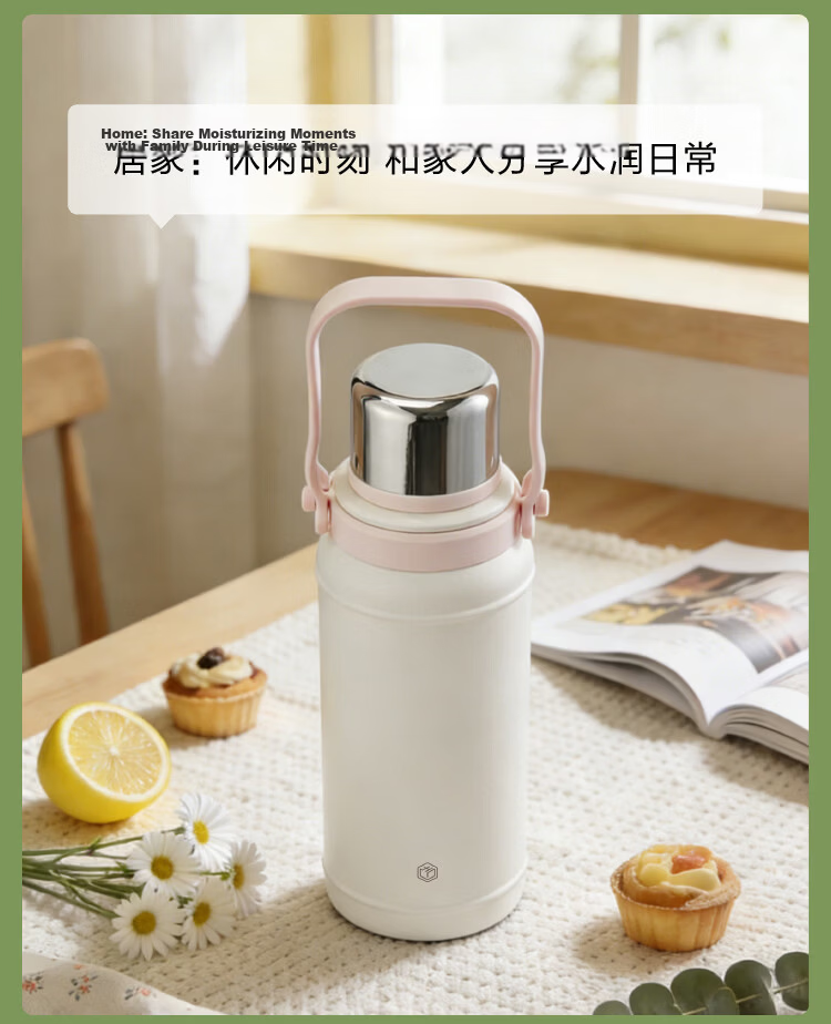 JD Original Outdoor Insulated Bottle, 316L Stainless Steel, Large Capacity Thermos Flask, Sports Water Bottle for Men And Women, Hiking Travel Water Bottle, 3200ml 12