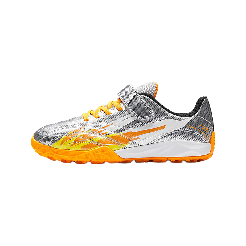 ANTA Boys' Children's Sports Shoes 2025 Autumn Magic Tape Broken Nail Anti-slip Football Shoes A12522240J