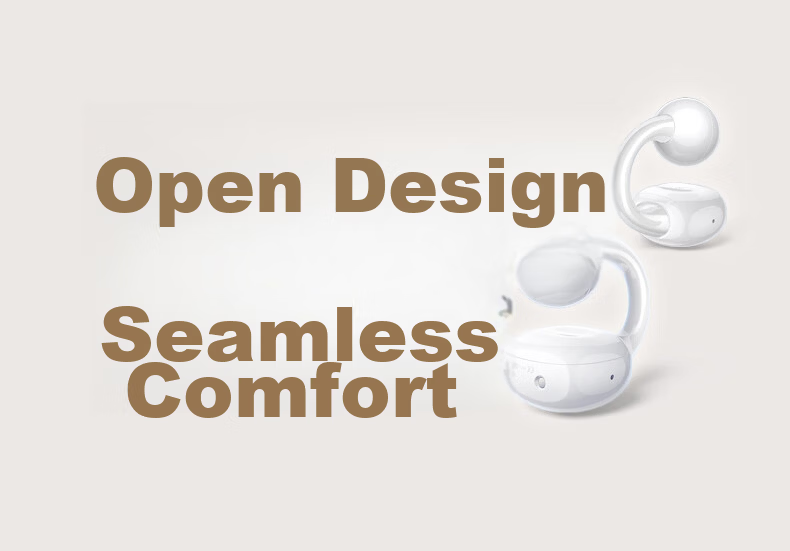 UGREEN Bluetooth Earphones H6 Magic Semi-In-Ear Adaptive Noise Cancelling Smart Touch Screen Wireless Sports Running Gaming Earbuds Compatible with Apple Huawei Xiaomi Gift 12