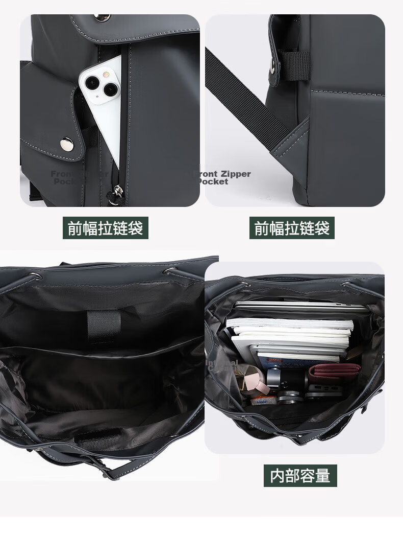 Aiqinghai Backpack for Women, Suitable for Middle School, High School And College Students, Laptop Bag with 15-Inch Large Capacity, Travel Backpack for Grades 4-6 6