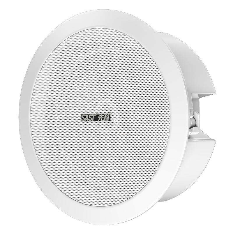 SAST 6.5 Inch Coaxial Constant Pressure Ceiling Speaker 20W Background Music Public Address Speaker Home Theater High Fidelity Ceiling Mount for Home Store Shop S4-5