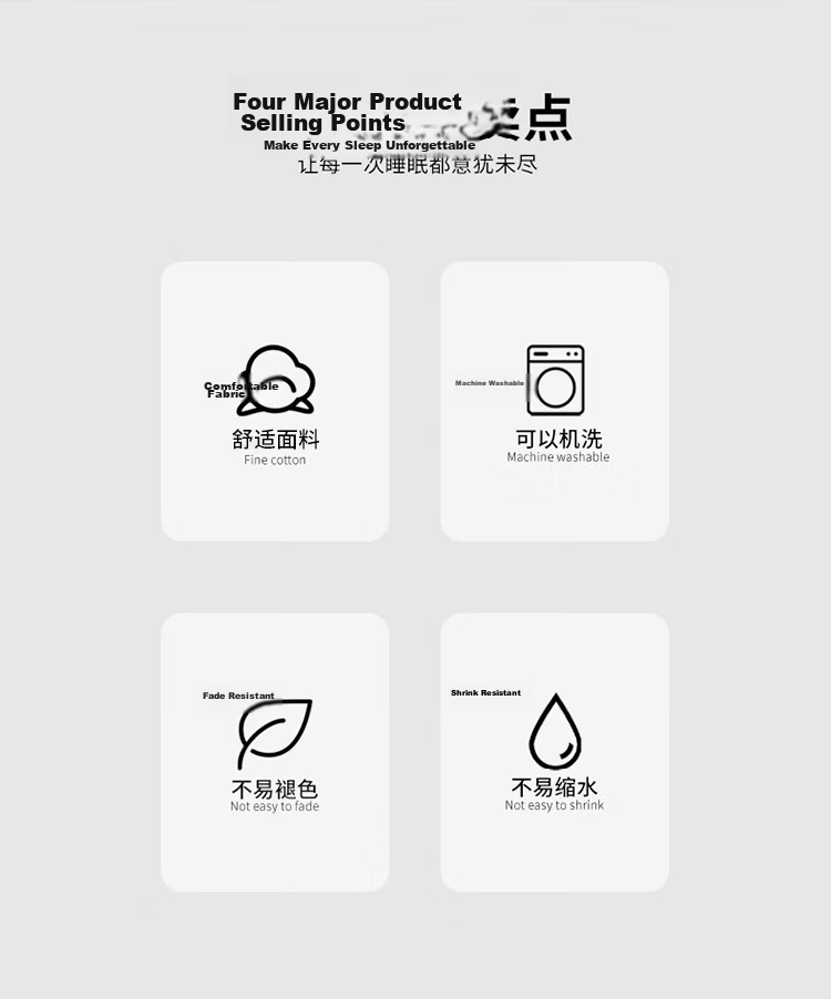 MUJI Workshop Fabric A-Class Brushed Cotton Duvet Cover 180x220cm Single Breathable Double Quilt Cover Coffee Plaid 2