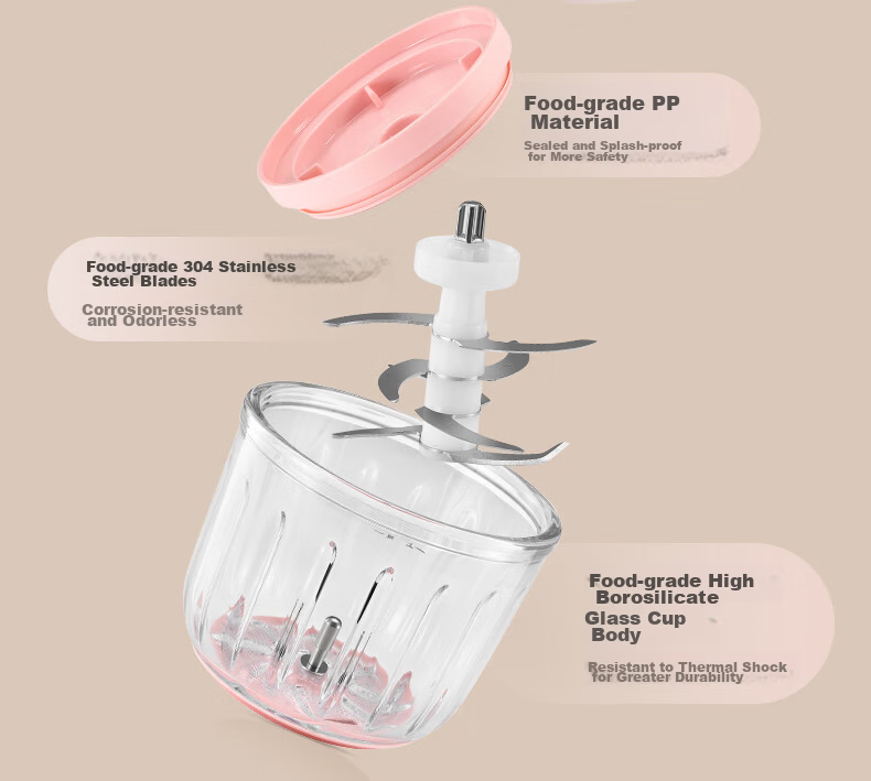 Joyoung Heavy-Duty New Multifunctional Electric Stainless Steel Magnetic Suction Holeless Dual-Speed Meat and Vegetable Separate Baby Food Grinder 3L Large Capacity Household Meat Grinder LA568(D) 5