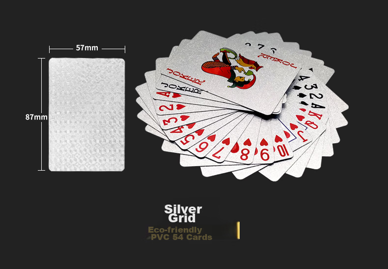 Wangjing Poker Plastic Playing Cards Luxury Gold Cool Texas Hold'em Flower-Cut Magic Cards High-Value Card Flourishing Practice Deck 12