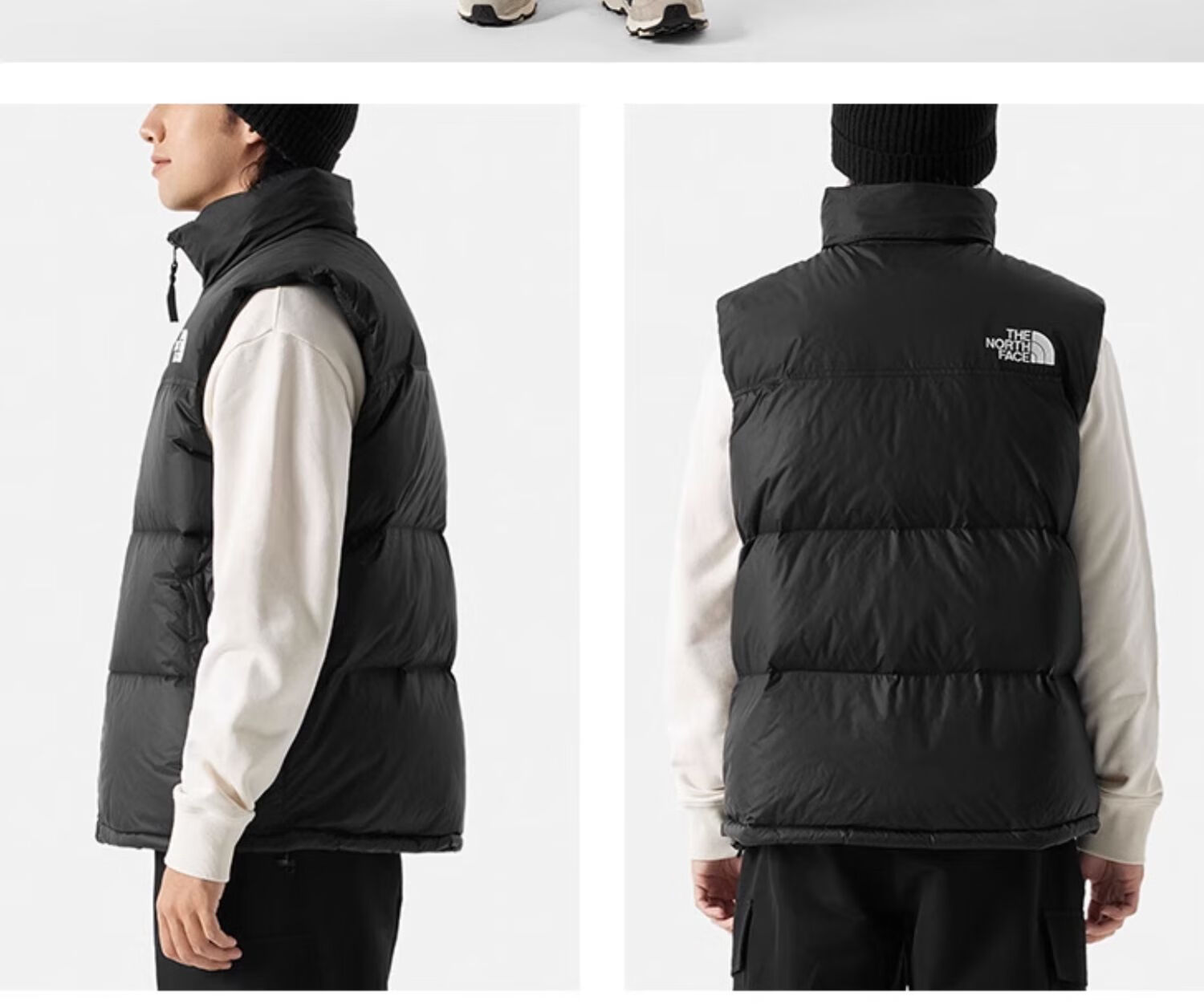 The North Face 1996 Nuptse Down Vest Classic ICON Down Jacket 3JQQ I0J / Khaki XL 11