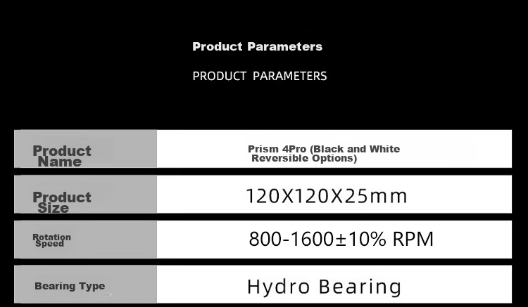 Ziyi Prism 9th Gen Pro PC Case Fan 12cm White Genuine Blade Infinite Mirror ARGB Sync Noise-Reducing Cooling Fan with 8 Anti-Vibration Pads 9