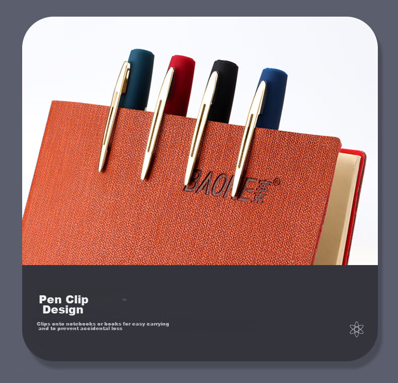 BAOKE PC1848A Large Capacity Gel Pen 1.0mm for Daily Writing, Office Signing, Black Ink, 12 Pens/Box 9