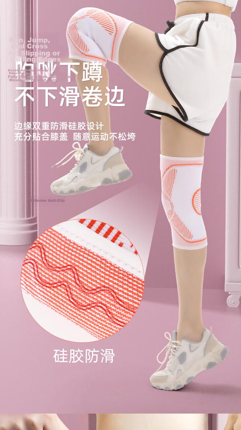 LI-NING Women's Sports Knee Brace Warmth Autumn Winter Professional Protection Meniscus Injury Knee Support for Mountaineering Outdoor Hiking Climbing 6
