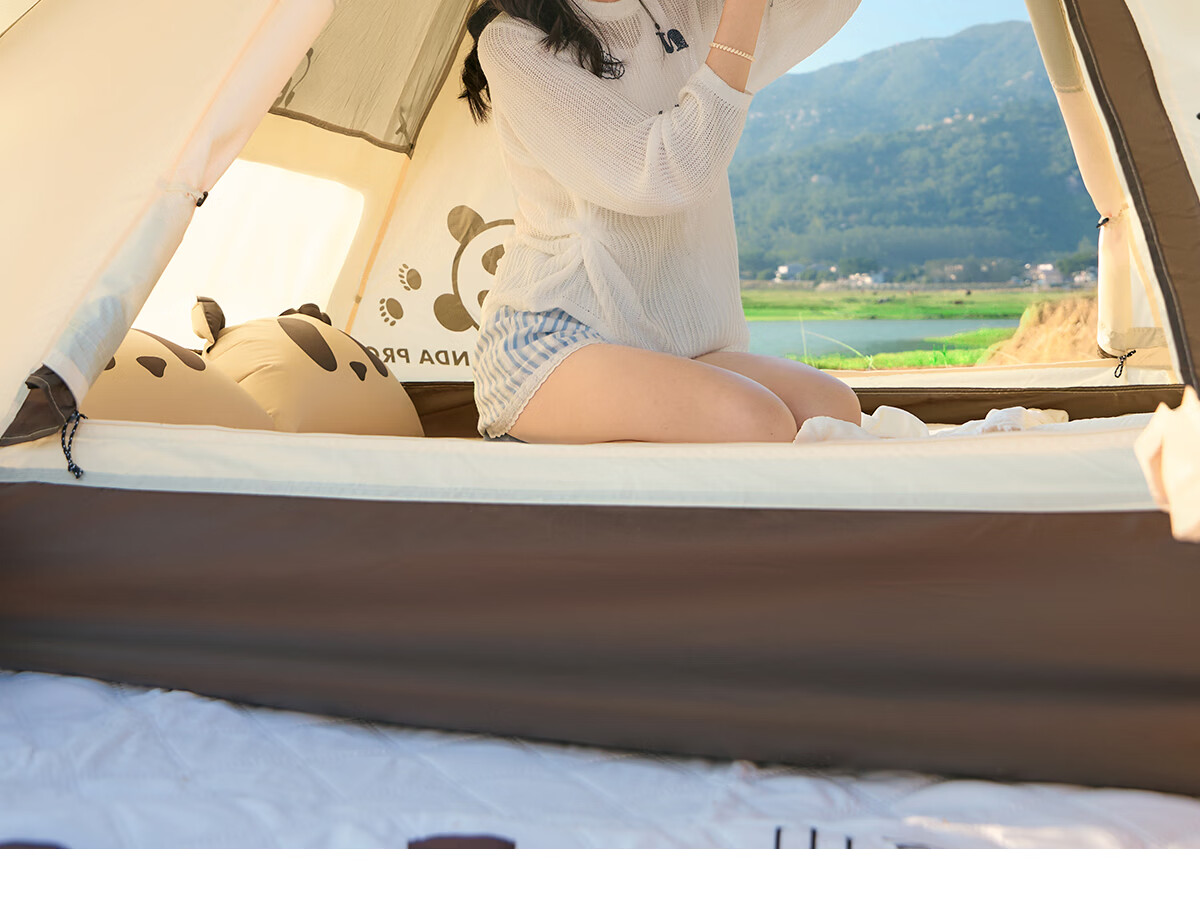 CAMEL Outdoor Panda Automatic Tent, Portable Quick-Open Foldable Picnic Camping Equipment, 1V32265017-2 30