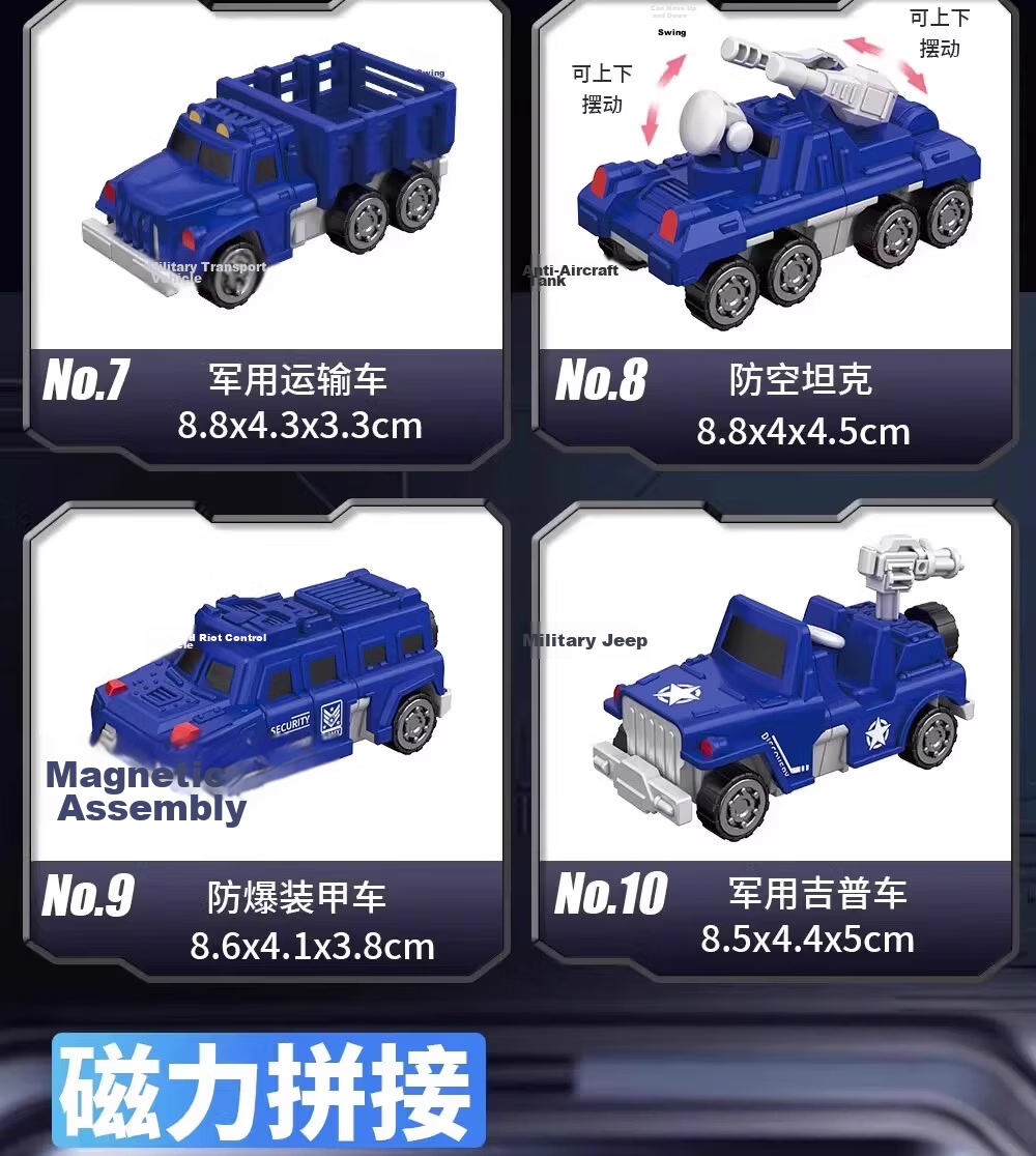 Soumade Children's Transforming Robot Car, Dual-Mode Toy Vehicle for Boys Aged 3-6, Educational Birthday Gift 6