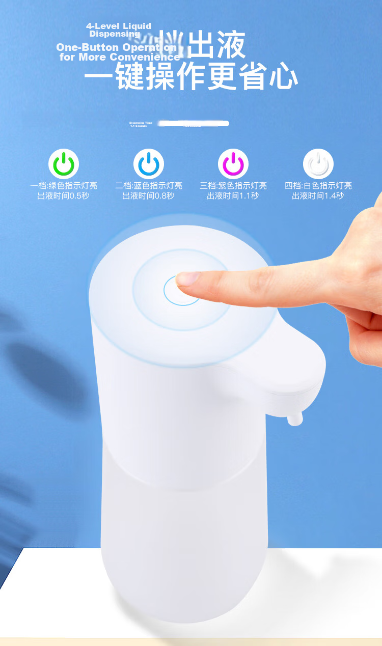 KEGOO Automatic Hand Sanitizer Dispenser with Sensor-Activated Liquid Output, Smart Drip Soap Dispenser with Refillable And Rechargeable Options K6009 7