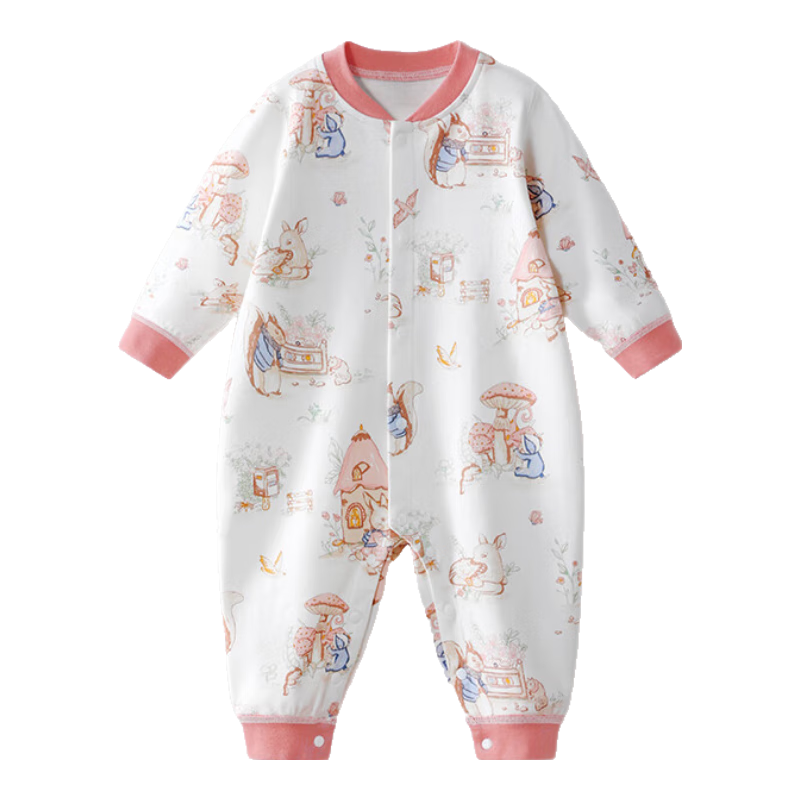 Beitaisi Baby Clothes Spring And Autumn Outfit, Infant Onesie Pure Cotton, Newborn Boys And Girls, Small Age All-Season Pajamas Romper