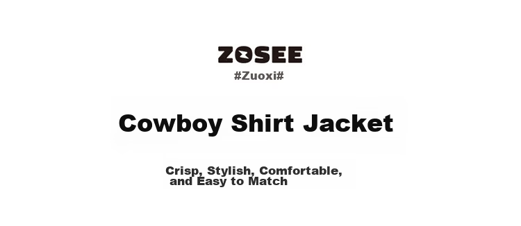 Zuoxi Boys' Denim Shirt Jacket Thin 2026 New Spring And Autumn Children's Outerwear Boys' Clothing Denim Color Size 120 1