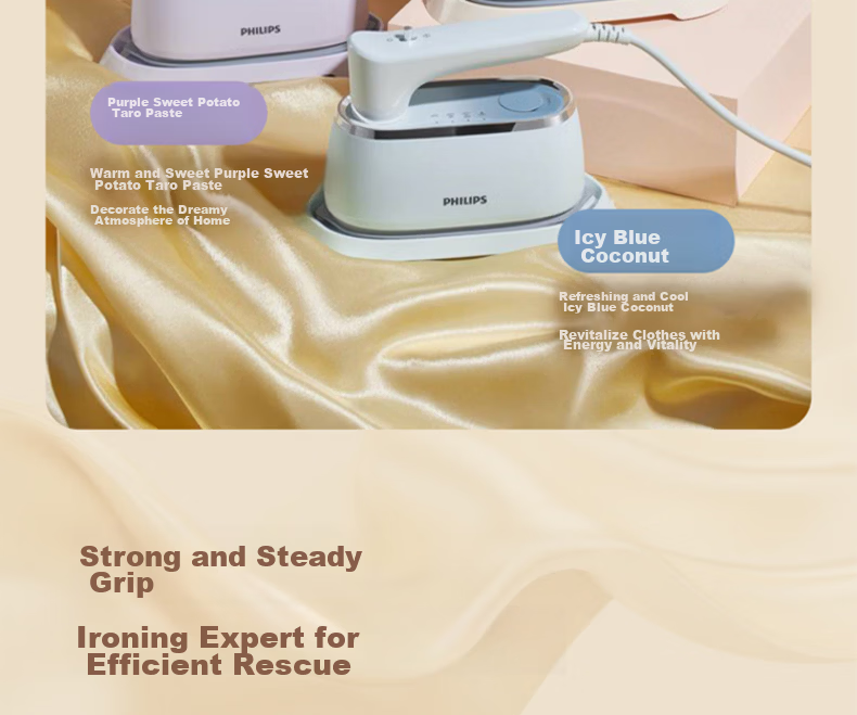 PHILIPS Handheld Compact Iron And Garment Steamer for Home Use, Portable Travel Ironing Machine, Gift, STH3050/30 28