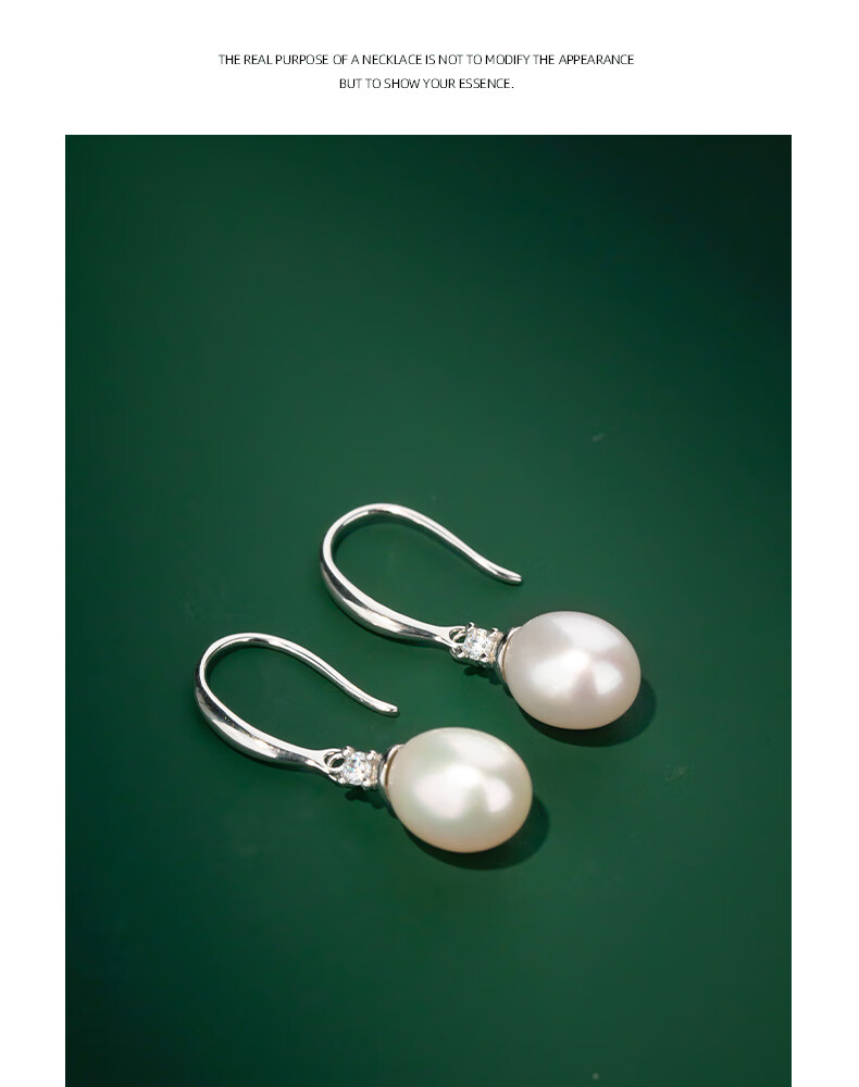 Qlady Baroque Pearl Stud Earrings for Women, Luxury High-End 2026 New Style Elegant Silver Needle Earrings, Birthday Gift 8