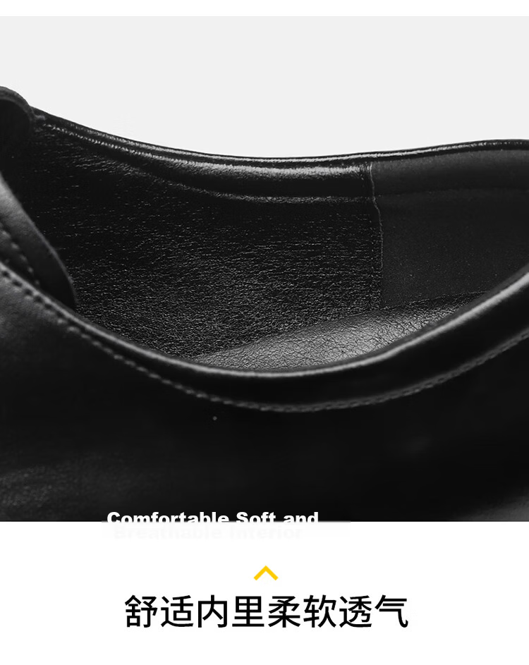 CARTELO Men's Leather Shoes Business 2026 New Formal Genuine Leather Casual Height Increasing Wedding Oxford Shoes Breathable Soft Sole British Style 12