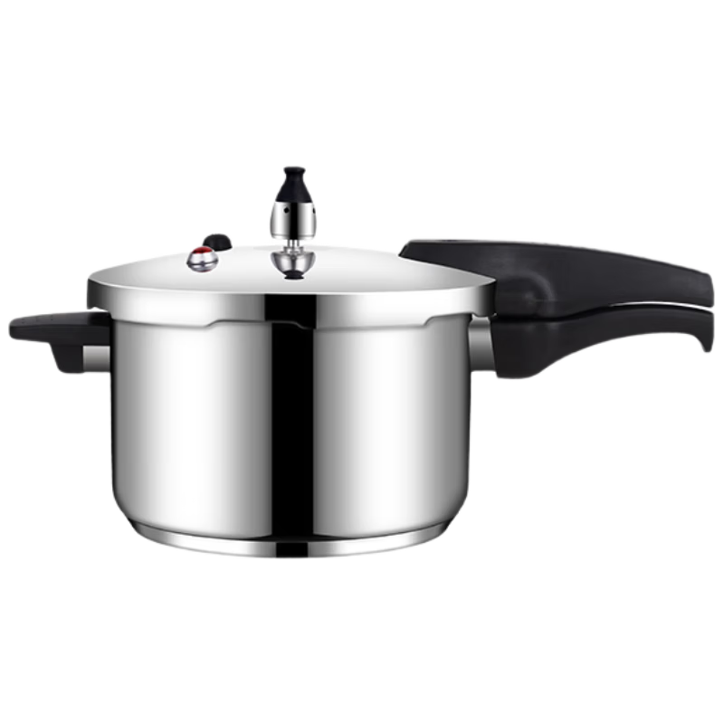Double Happiness 18CM/3L 304 Stainless Steel Pressure Cooker, Gas and Induction Compatible, Explosion-Proof Small Household Cooker