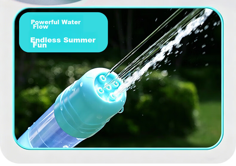 Tameng Fish Water Gun Children's Fireworks Water Gun Popular Summer Boys Girls Beach Water Play Pull-Action Toy Water Cannon Children's Day Gift 5