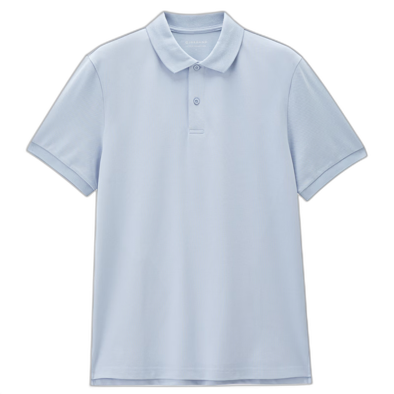 Giordano 2026 Summer Solid Color Polo Shirt Short Sleeve Men 01016503 Korean Style
