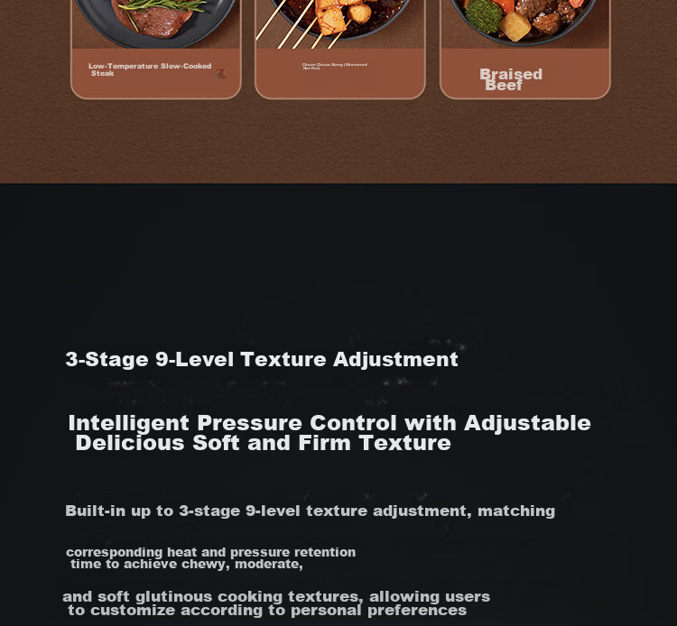 Mijia Xiaomi Electric Pressure Cooker, High-Pressure Cooker, Rice Cooker for Home Use, Serves 4-5 People, Multifunctional Electric Stew Pot, Cooks Rice And Porridge, Non-Stick Pot with Double Inner Containers, Large Capacity 5L 7