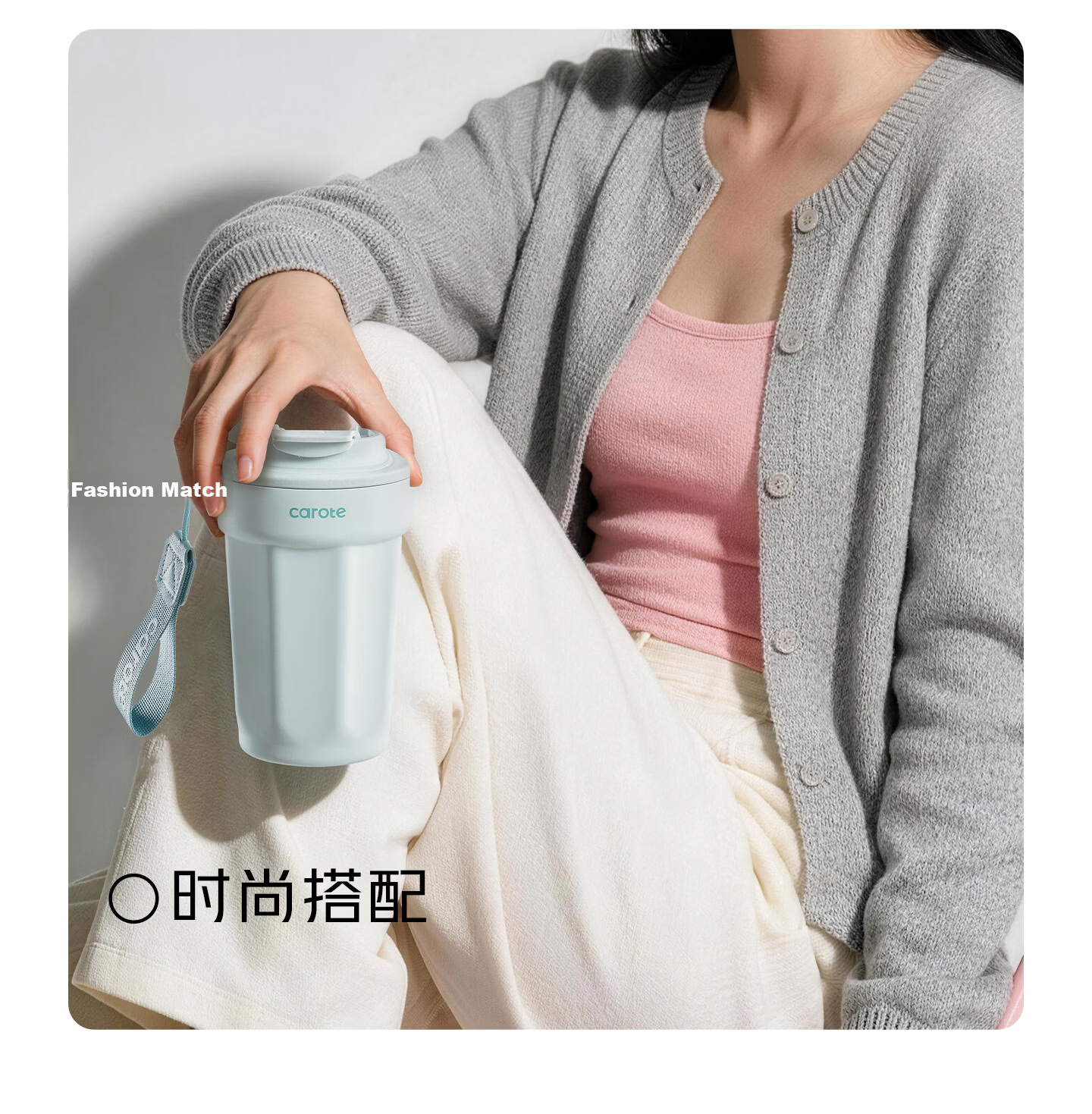 Carrot Portable Coffee Tumbler Insulated Stainless Steel Water Bottle for Men and Women Birthday Gift 17