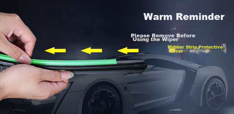 Aoming Roewe i5 [2019-Present] Frameless Wiper Blades Original Factory Car [Clip-On] 24/18 1