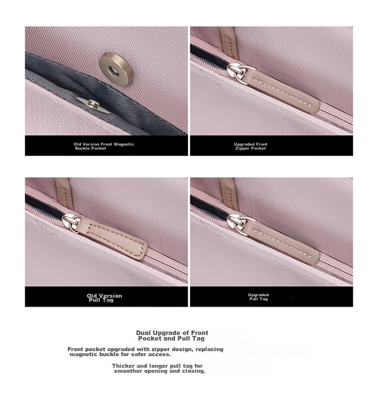 GOLF Laptop Bag for Women, 15.6-Inch Handheld Apple Notebook, Huawei Shoulder Crossbody Bag, Business Briefcase for Commuting 2