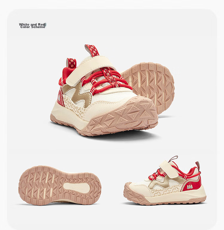 Balabala Kids Baby Toddler Walking Shoes Boys Girls 2026 Spring Autumn Non-Slip Infant Outdoor Functional Shoes Red Trend 22