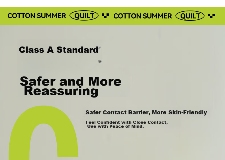 Wuyinliangpin Class A All-Cotton 100% Cotton Quilt, Thin Summer Comforter, Air Conditioning Cool Quilt, 150*200cm 5