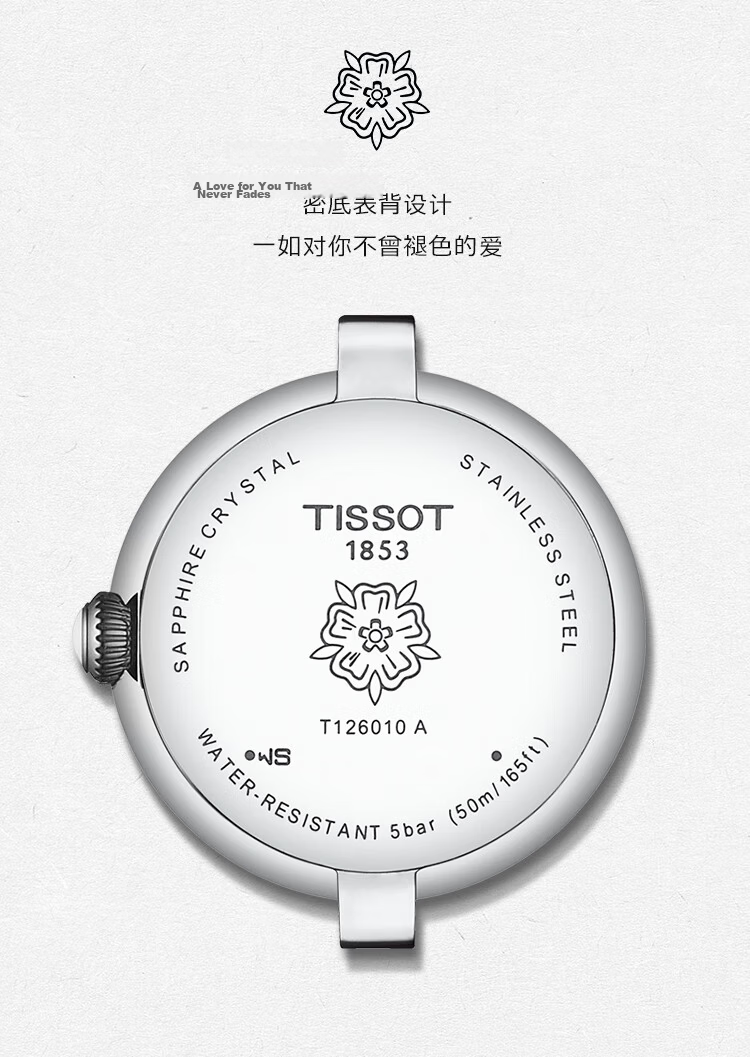 TISSOT , Liu Yifei's Choice, Le Locle Series, Swiss Quartz Ladies Leather Strap Wristwatch, Fashion Watch, Birthday Gift 11