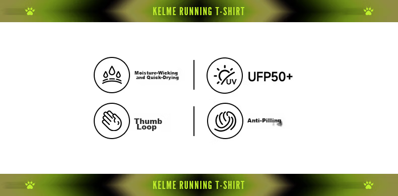 KELME Sun Protection Long-Sleeve T-Shirt, Running Quick-Dry Shirt, Half-Zip Lightweight Sports Top, Beige Gray [Women's Style], Size S 2