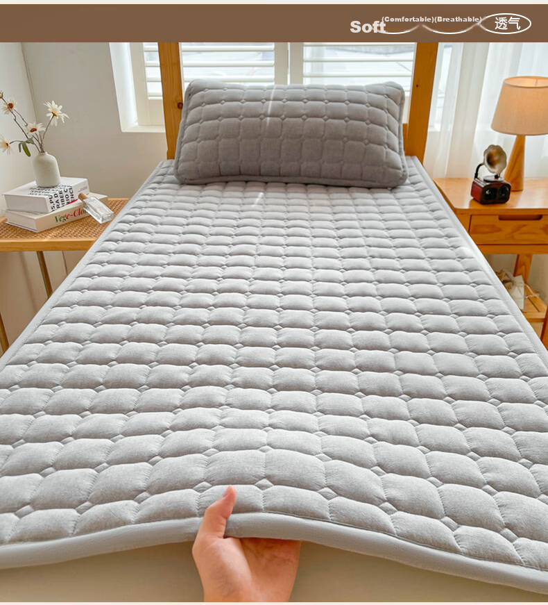 Grace Class A Thin Foldable Mattress Cover Double Home Mattress 1.8x2m Lan Xiaoge 3
