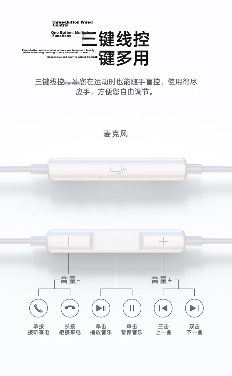 DOOSEYUON Digital Type-C Wired Semi-In-Ear Gaming Earphones Compatible with Huawei Honor Oppo Xiaomi Vivo Redmi Apple iPhone 17/16/15 Tablets iPad 8