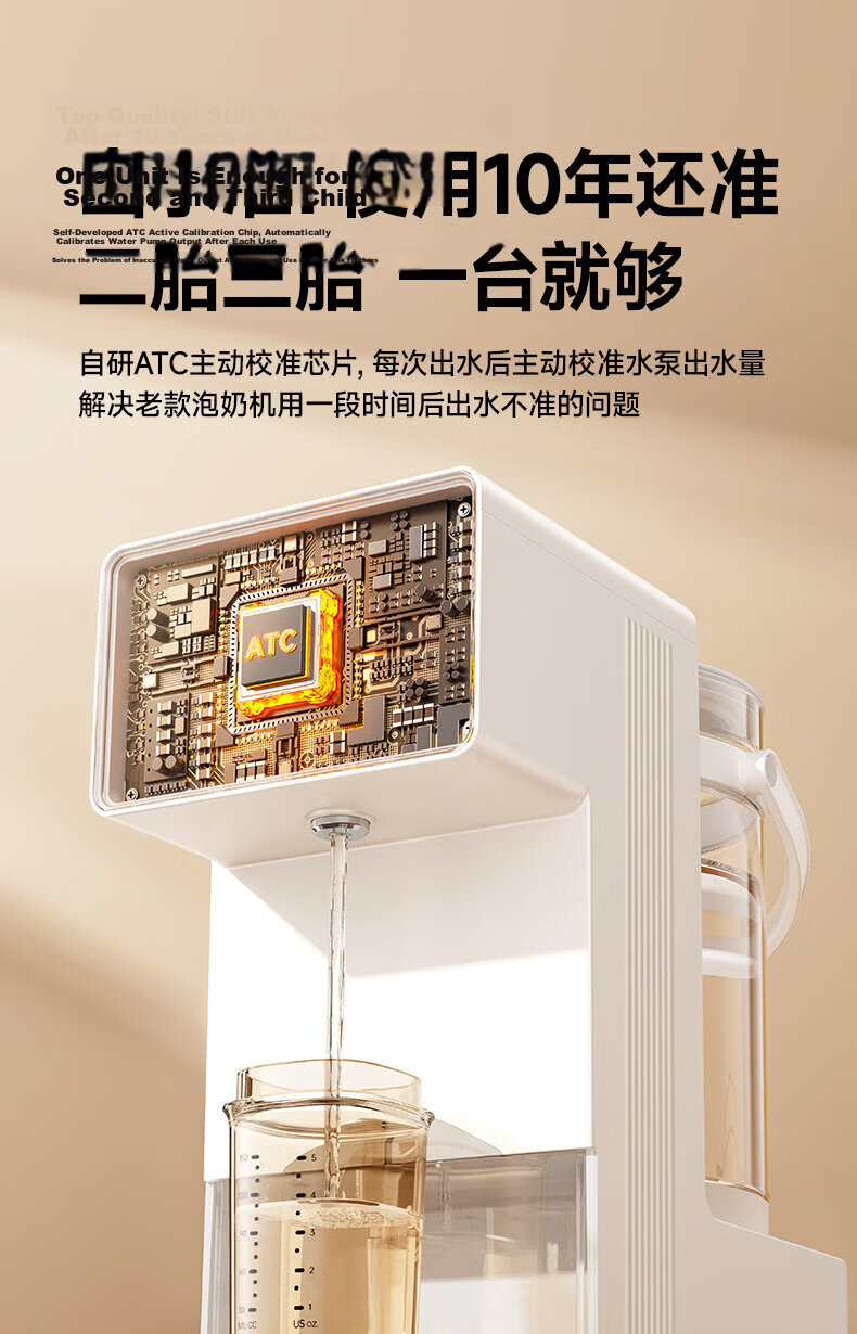Quantitative Water Dispensing Baby Milk Maker Thermostatic Kettle Fully Automatic Water Supply Infant Milk Warmer Temperature Control Milk Mixer 20