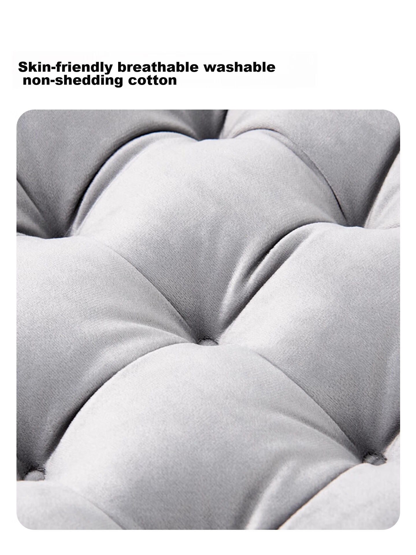 Fuju Thickened Autumn Winter Integrated Seat Cushion Backrest Chair Pad Office Student Car Seat Cushion 40*80cm 4