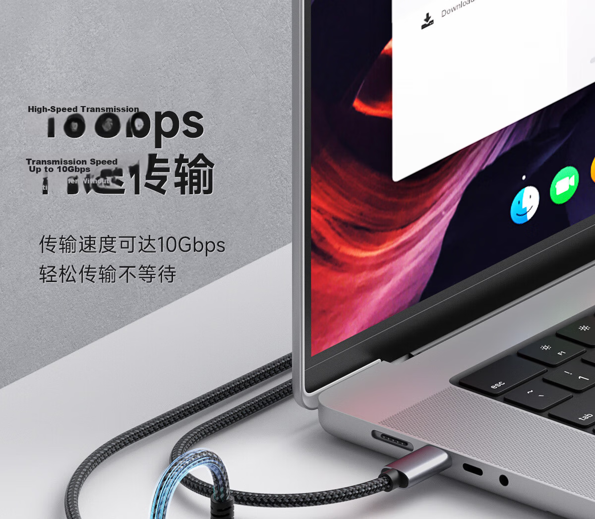 Hagibis Digital Display Expansion Dock with Screen, USB-C Converter, Ethernet Adapter, Type-C to HDMI Converter, Compatible with Apple Computers Mac, Thunderbolt 4 Adapter 13