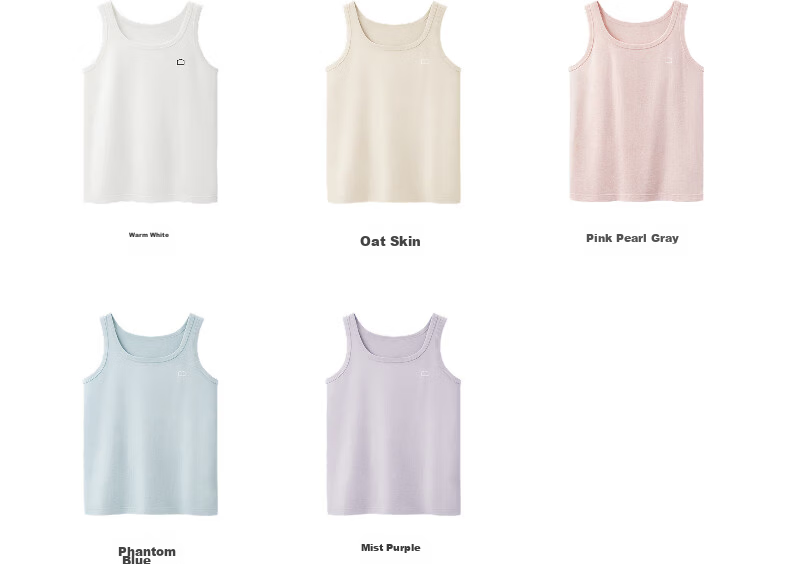 Jiao Nei Cotton 301H Women's Vest 100% Pure Cotton Wide Shoulder Seamless Sleeveless Homewear Spring Summer Pajamas 14
